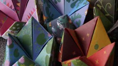 Простые фигурки оригами из бумаги